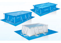 56405 Каркасный бассейн прямоугольный BestWay, 400х211х81см
